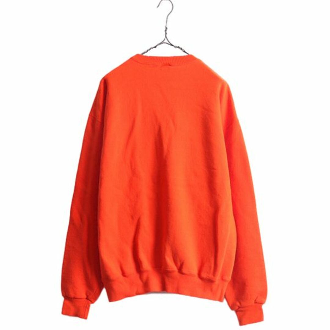 90s ラッセル カレッジ 刺繍 スウェット メンズ XL 小さめ L 程/ 古着