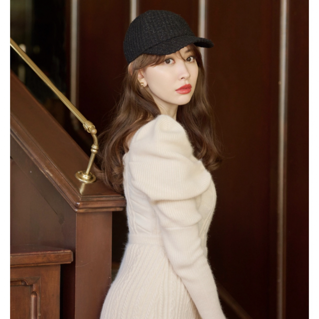 Her lip to - herlipto Tweed Ribbon Cap ツイードリボンキャップの