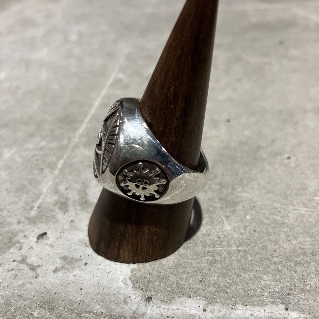 VINTAGE ヴィンテージシルバー925 フリーメイソンリング2/ジュエリーの