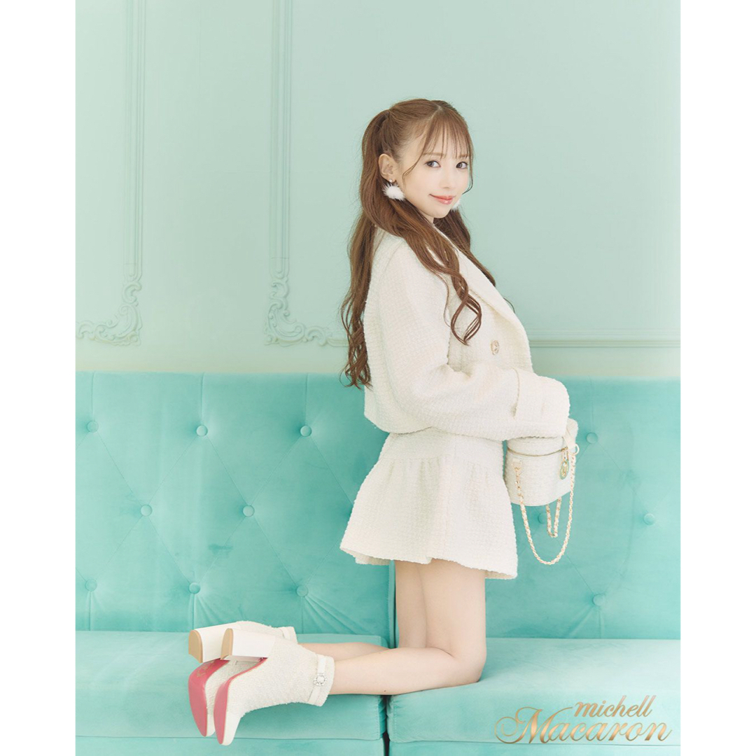 michellMacaron - 新品未使用 ミシェルマカロン ツイードフレア