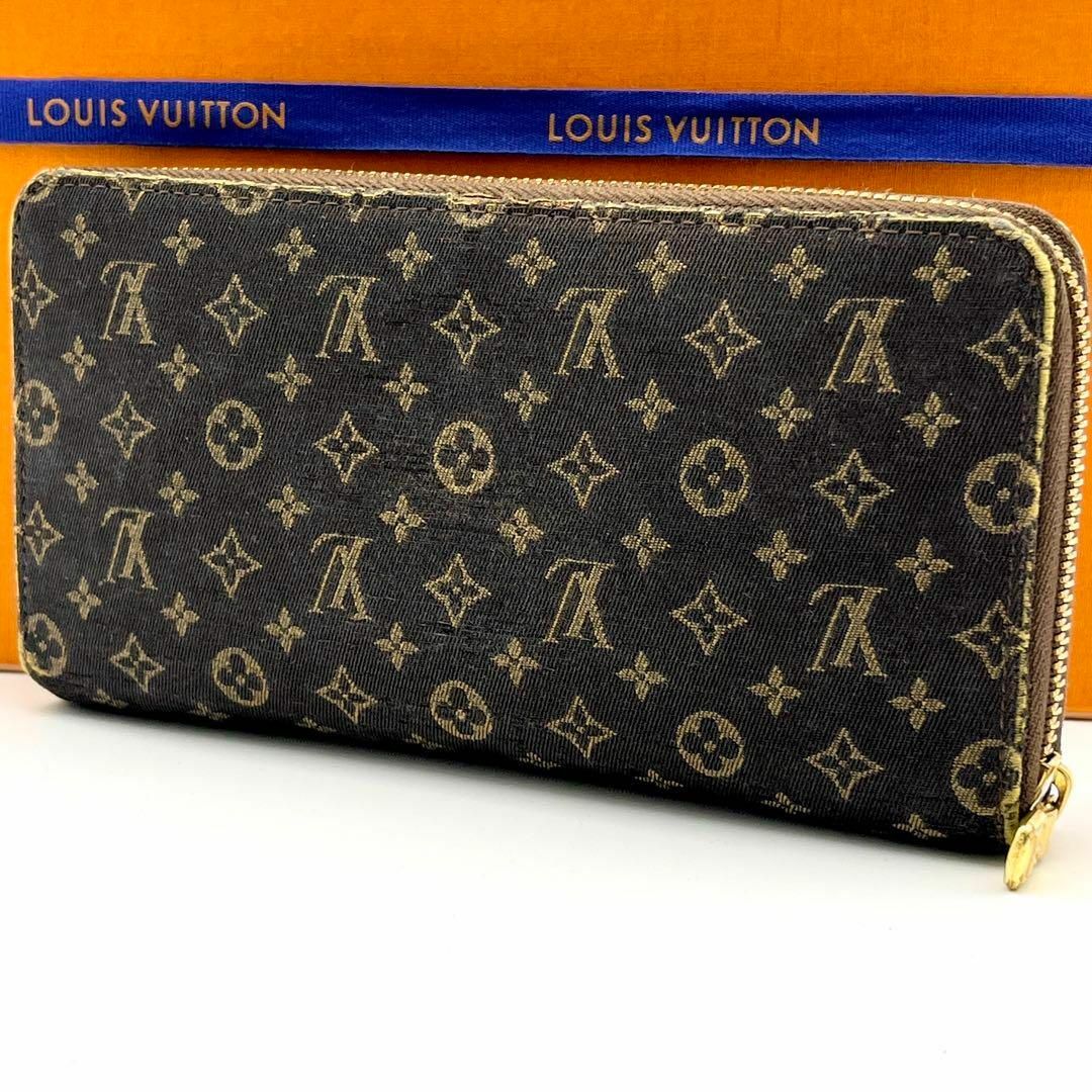 LOUIS VUITTON - ルイヴィトン 長財布 モノグラムミニラン 茶色