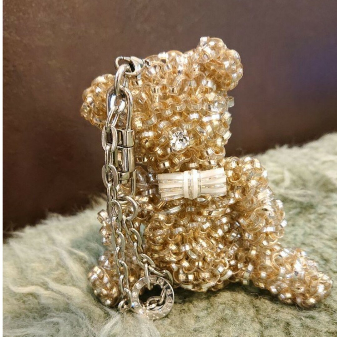 ANTEPRIMA - 【 レア】アンテプリマ くまチャーム 立体 ゴールドの通販