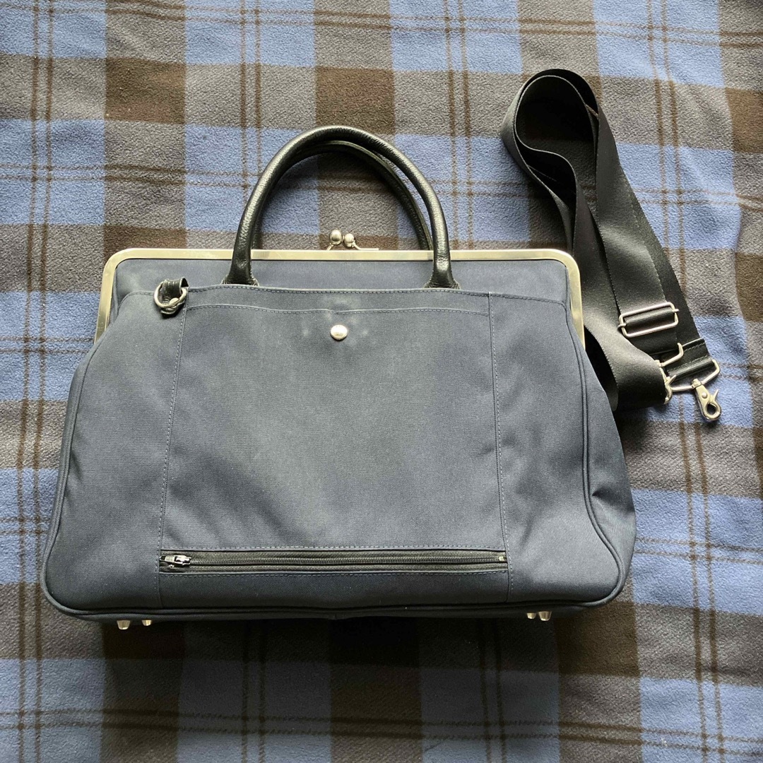 AYANOKOJI - がま口専門店AYANOKOJI がま口ビジネスバッグ濃紺色24,200