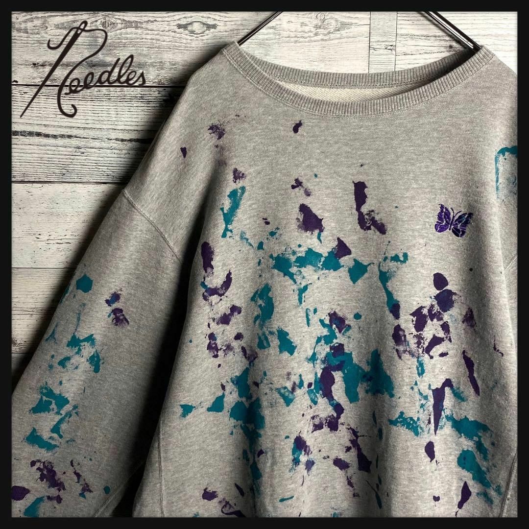 Needles - 【希少デザイン】ニードルス☆パピヨン刺繍ロゴペイント