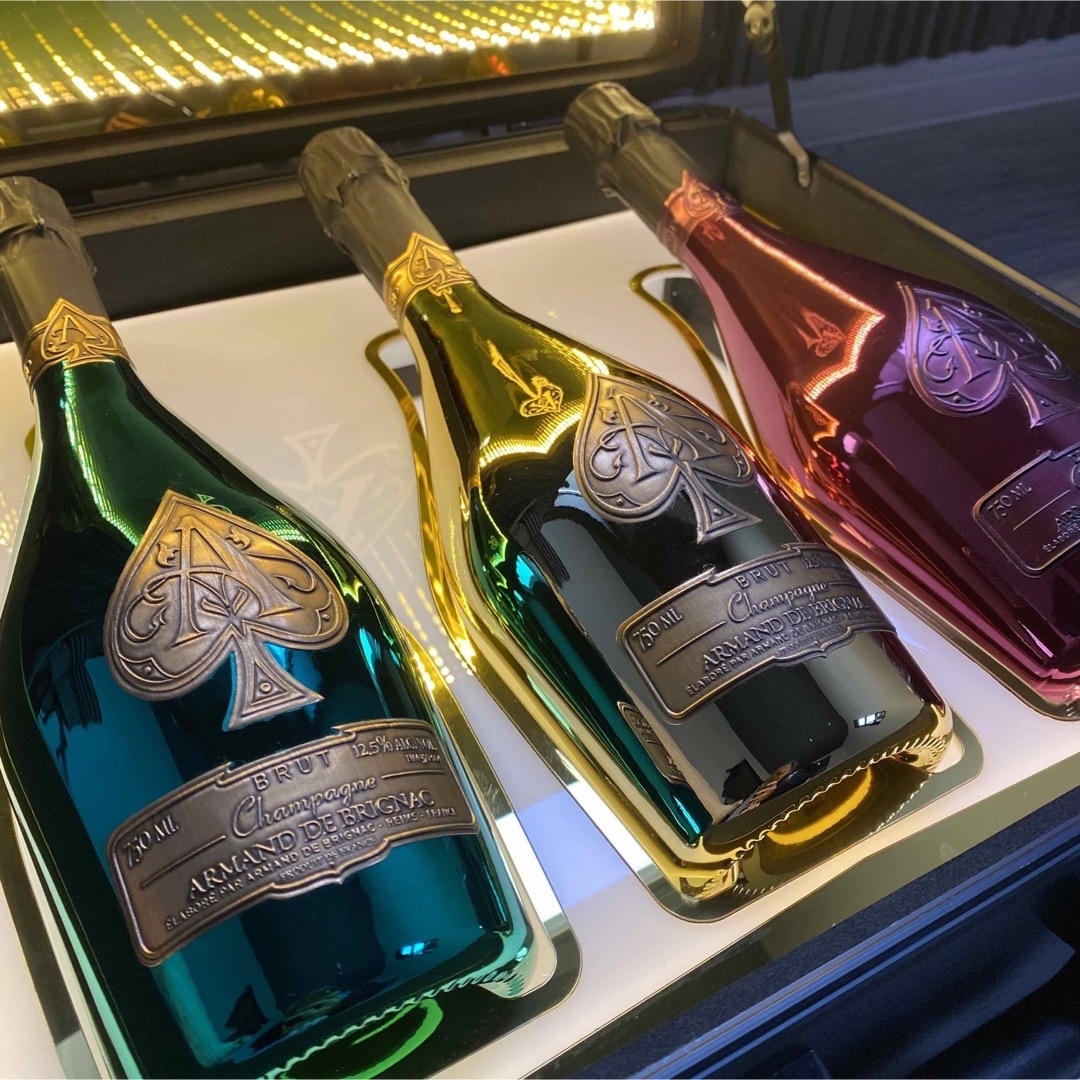 アルマンド LED アタッシュケース 信号機 グリーン レッド ゴールドの