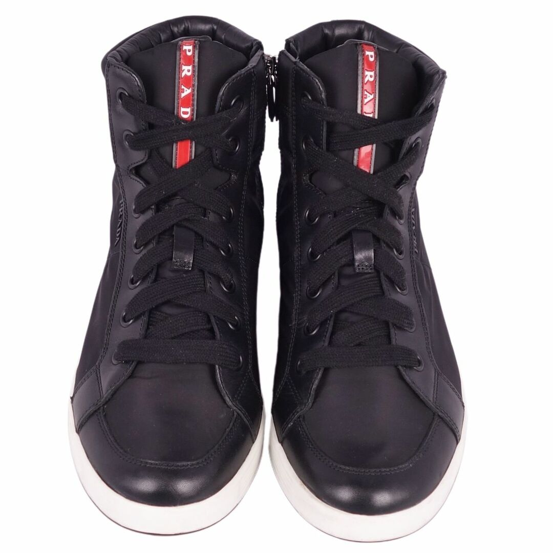 PRADA - プラダ PRADA スニーカー ハイカット サイドジップ ナイロン