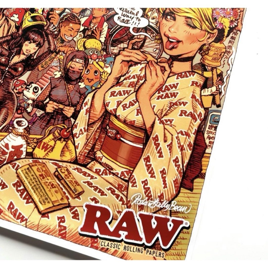 新品 RAW オフィシャル非売品ポスター ロッキンジェリービーン Lサイズ