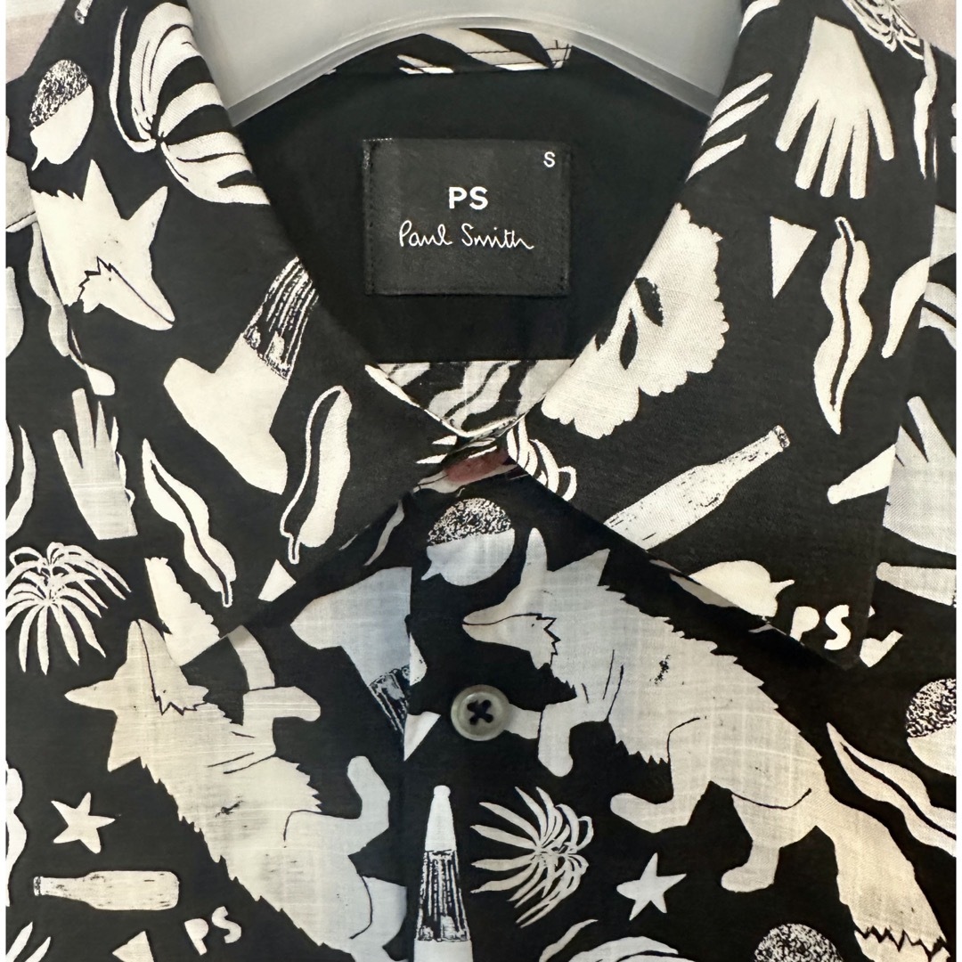 Paul Smith) アニマル柄シャツ ポールスミス 長袖シャツ アニマル柄