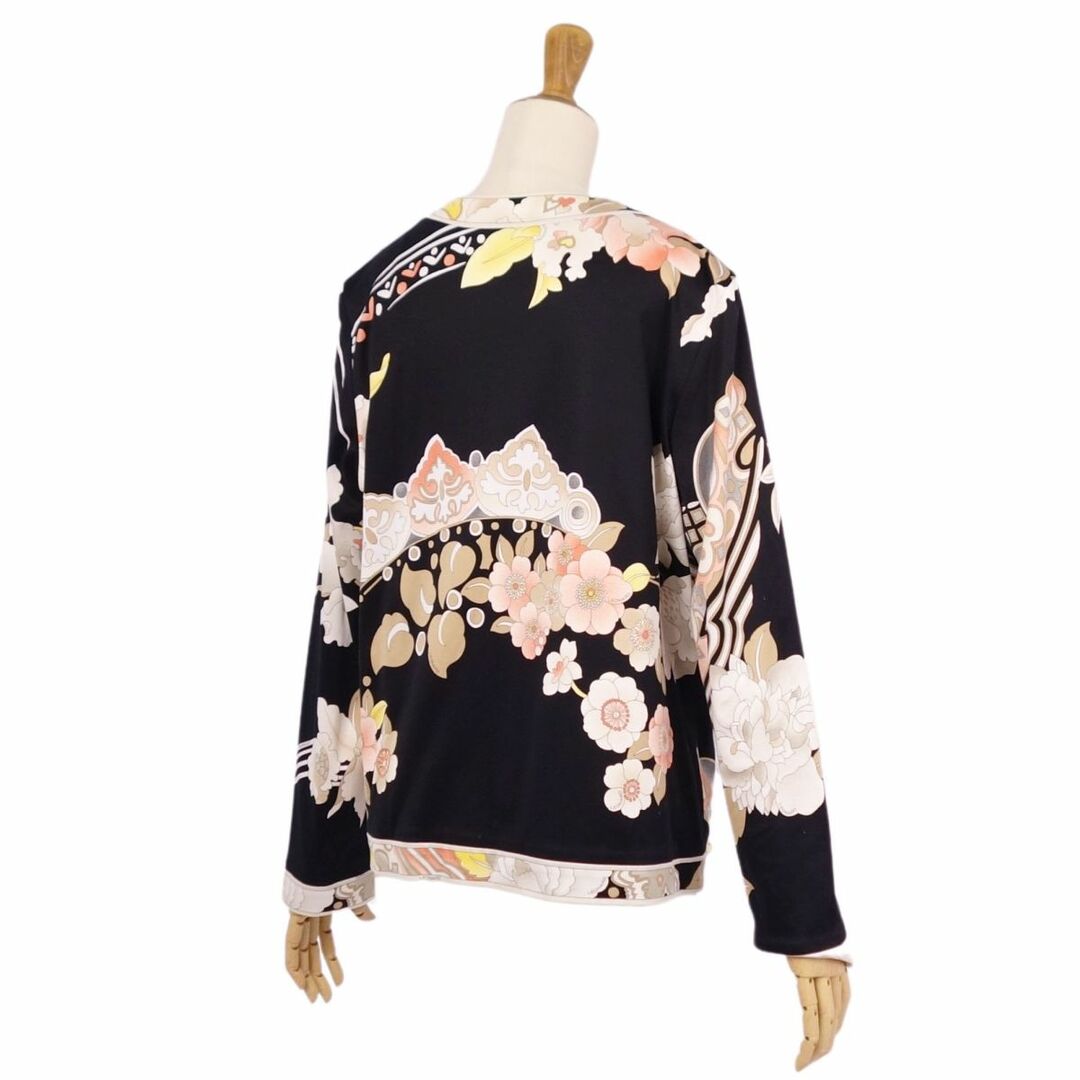 LEONARD - 美品 レオナール LEONARD FASHION ジャケット ノーカラー 花