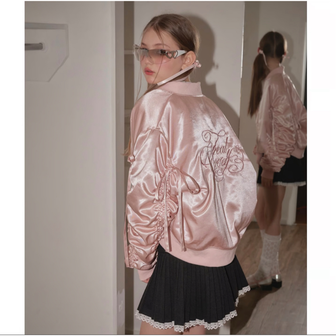 トリートユアセルフ Girly ribbon MA-1の通販 by ❤︎｜ラクマ