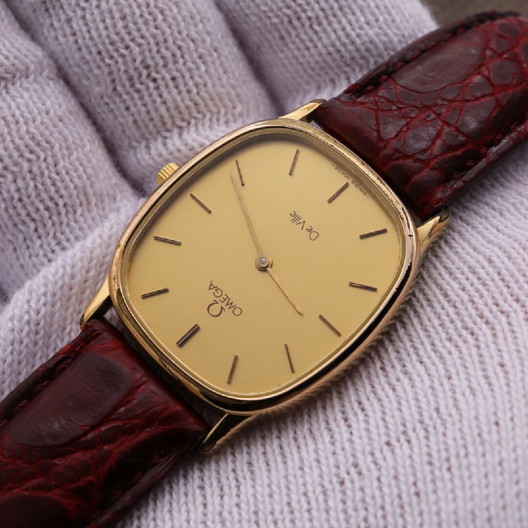 OMEGA - 正規品【新品電池】OMEGA デビル/1434 動作品 DeVille