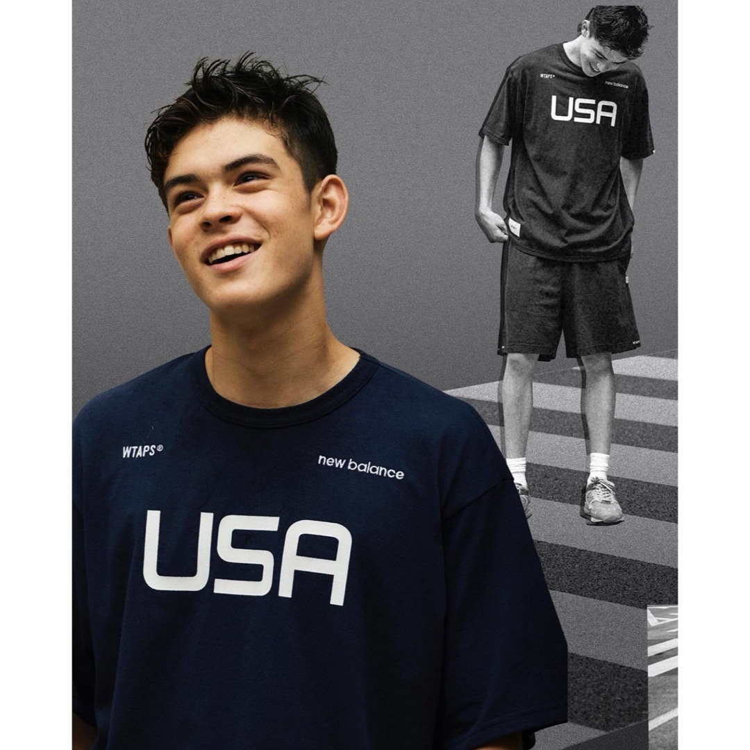 W)taps - WTAPS × ニューバランス academy Tシャツ ダブルタップスの