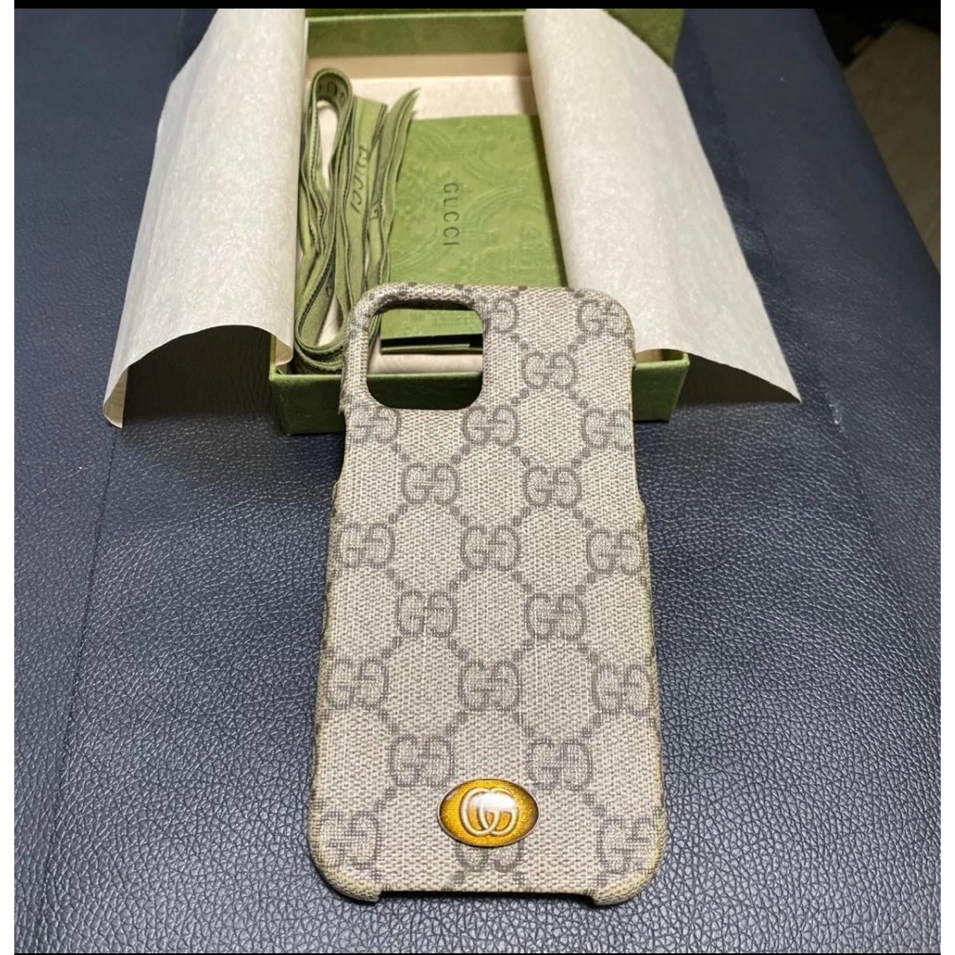 GUCCI - グッチ GUCCI iPhone12 Proケース 668406 GGスプリームの通販