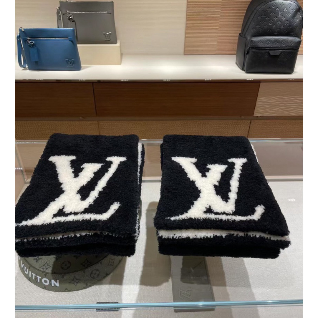 LOUIS VUITTON - LVルイヴィトンM79399ウールマフラーcomfyコンフィー