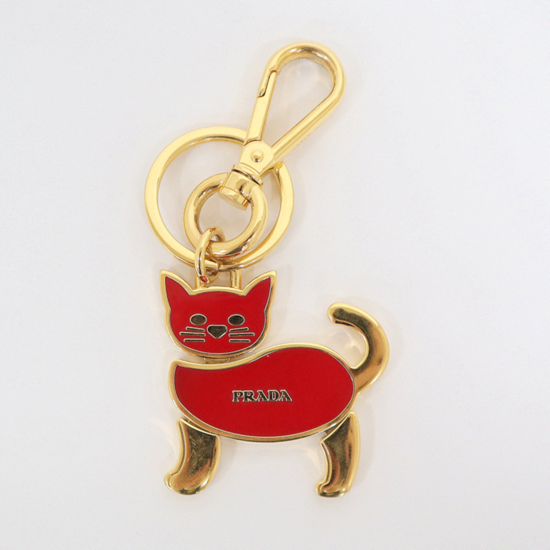 プラダ PRADA キーリング キーホルダー ネコ アウトレット 1ps433