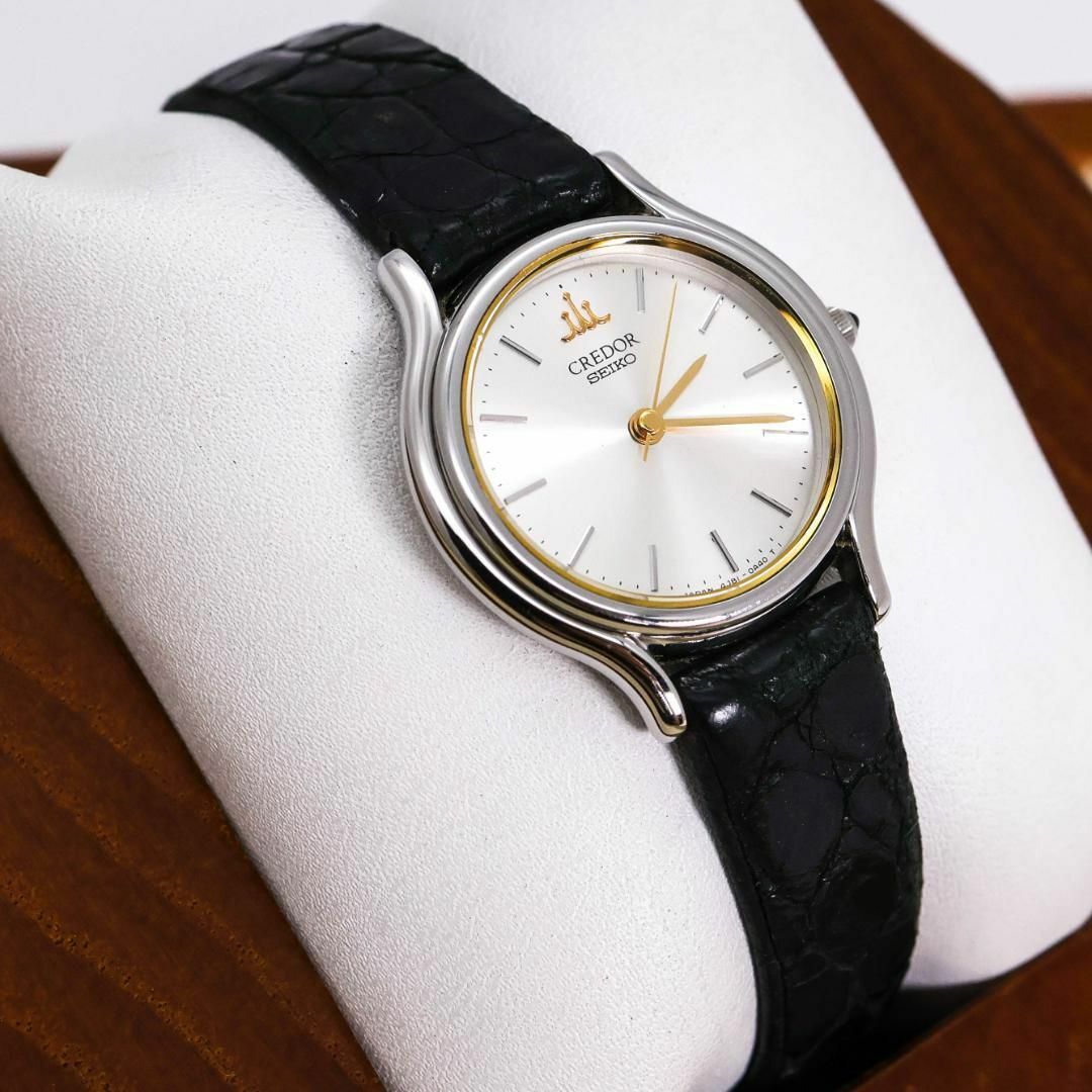 SEIKO - ◇稼働 SEIKO CREDOR 腕時計 純正ベルト 新品電池 レディース
