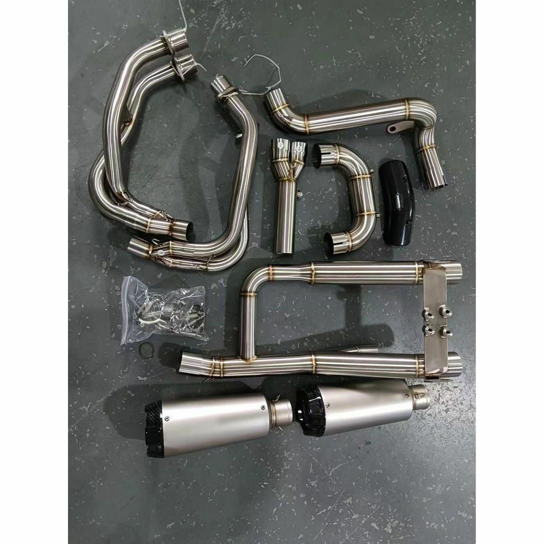 3千円引き ZX4R/ZX25R フルエキゾースト 2本出しマフラーの通販 by