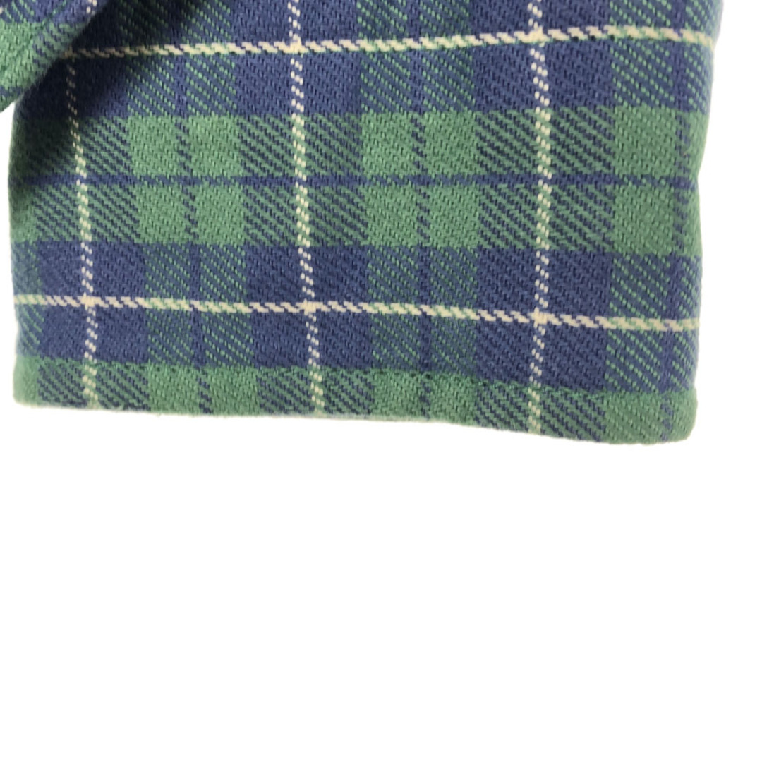 RRL - RRL 一ツ星 チェック柄 長袖 シャツ 2 グリーン×ブルー ダブル