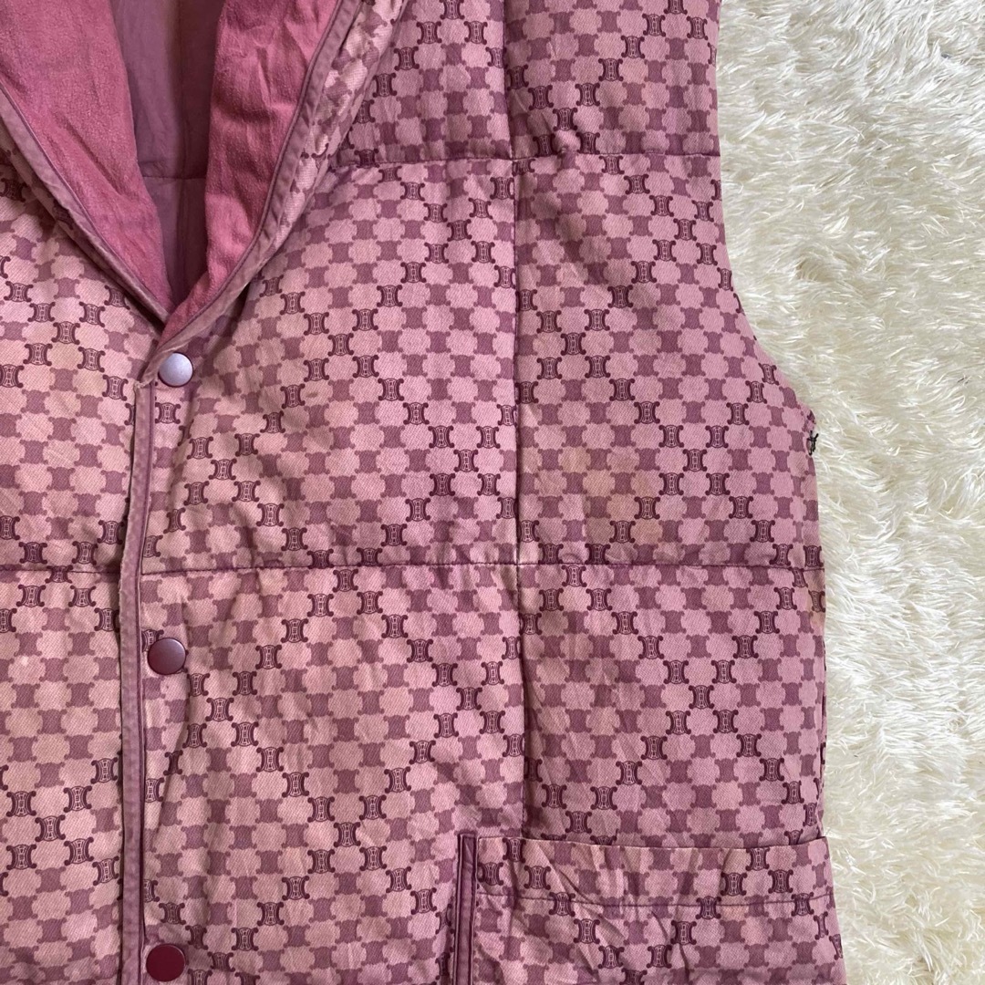 CELINE - 【レア】CELINE セリーヌ ダウンベスト 西川ダウン ピンク