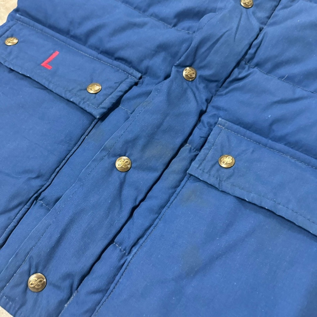 Eddie Bauer - 80s Eddie Bauer ダウンベスト 黒タグ ヴィンテージ