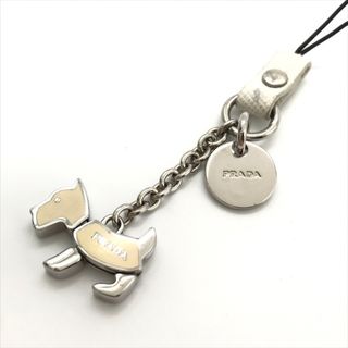 PRADA - 良品 PRADA プラダ サフィアーノ レザー シルバー金具 犬