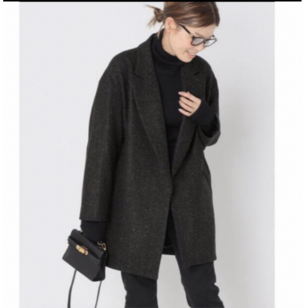 DEUXIEME CLASSE - ドゥーズィエムクラス ネップツイード ハーフコート