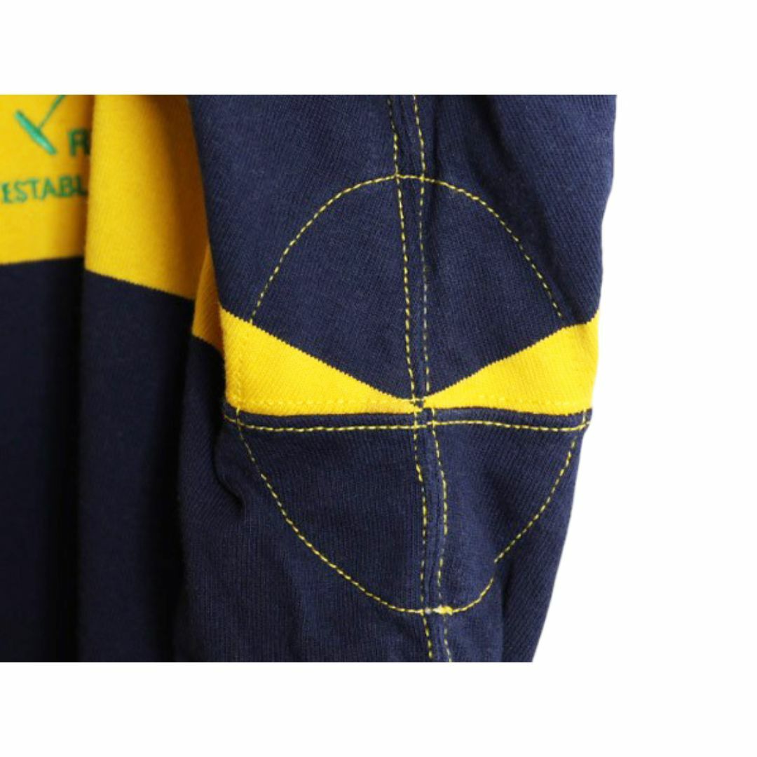 Ralph Lauren - 90s ポロ ラルフローレン ワイド ボーダー 長袖 ラガー