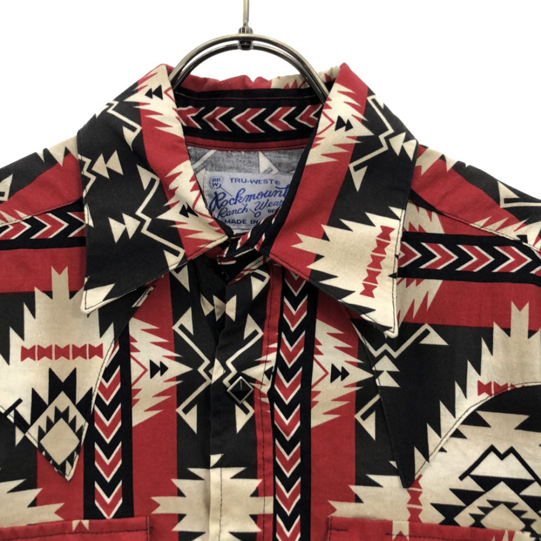 ROCKMOUNT - ロックマウント 70s USA製 ネイティブ 長袖 ウエスタン