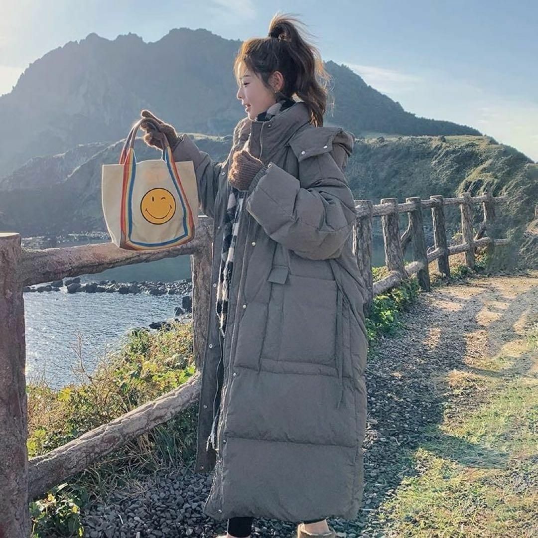 韓国♡暖かい 超ロング ❤️ ダウンコート ロングコート アウター
