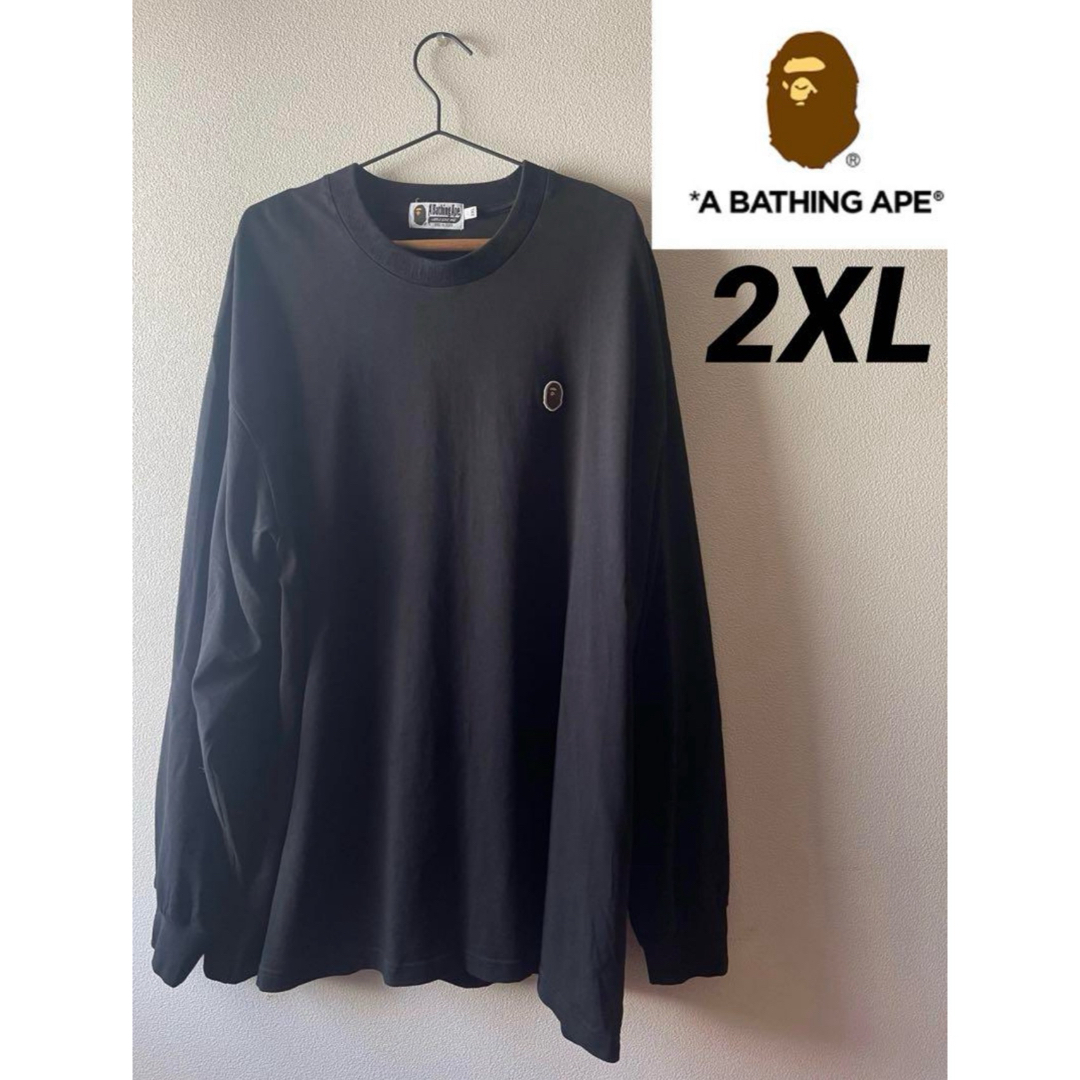 A BATHING APE - A BATHING APE ロングTシャツロンT 長袖 2XL 刺繍