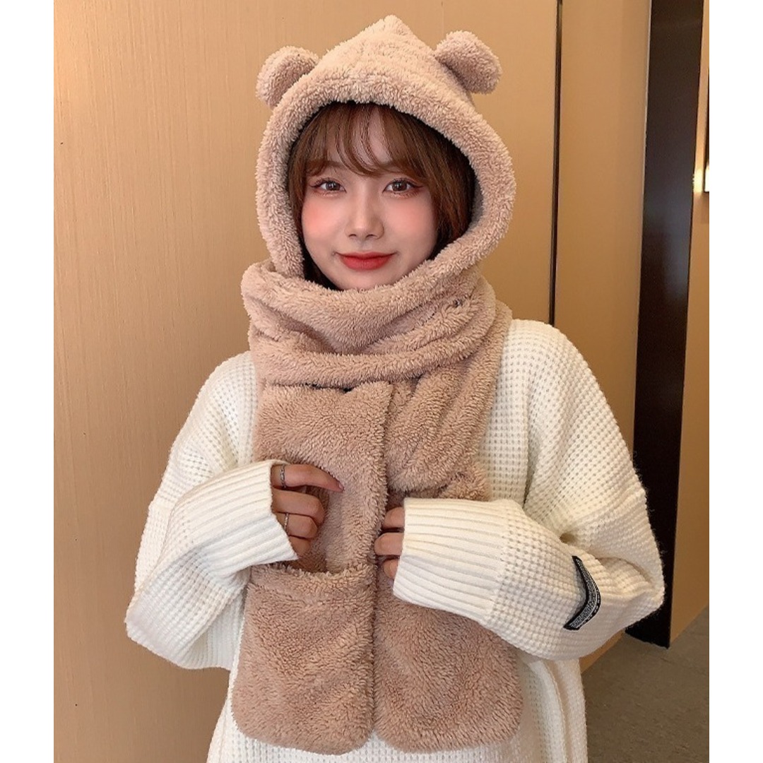 TOGAPULLAトーガプルラ フリンジスヌード ネックウォーマー GR