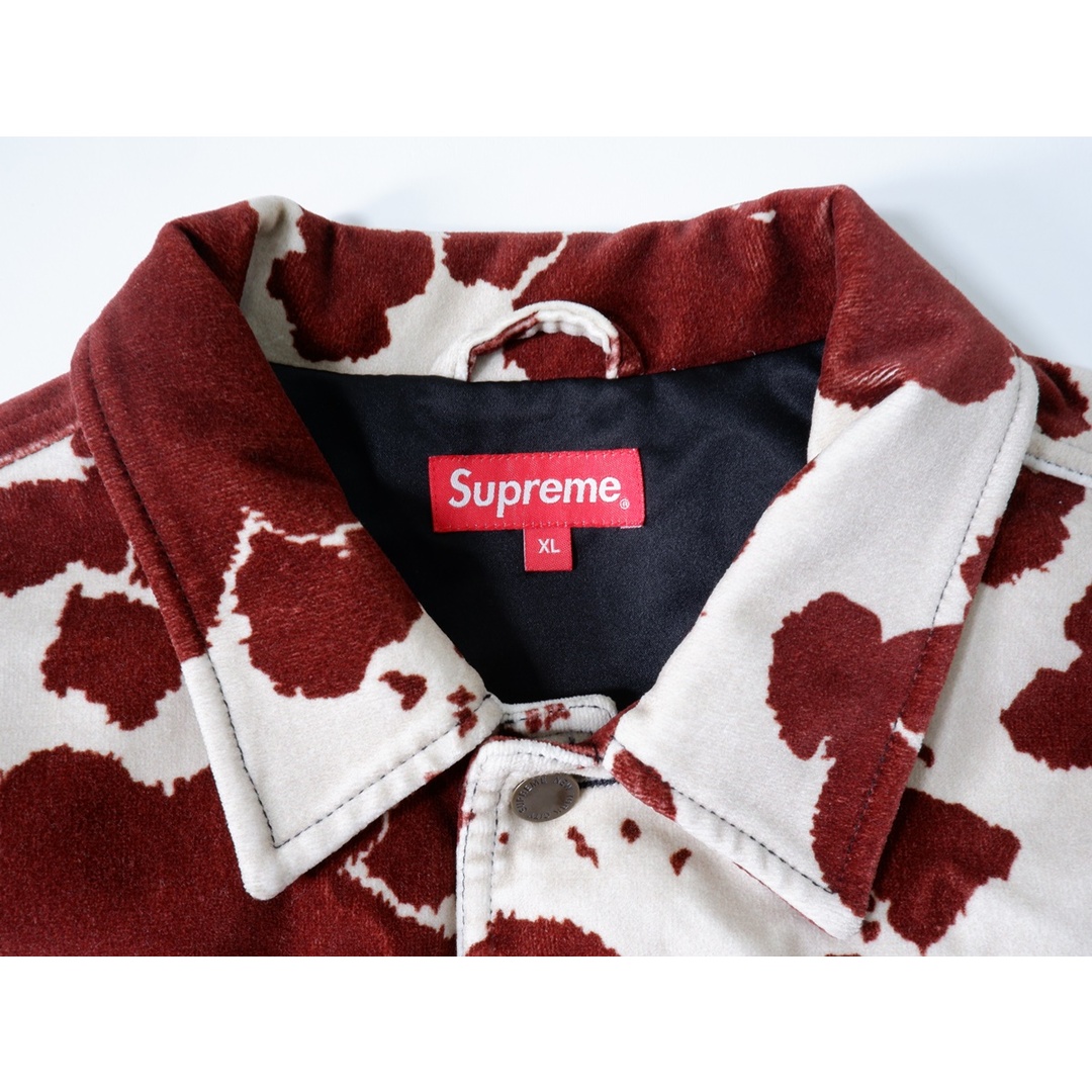 Supreme - SUPREMEシュプリーム 2020SS Cow Velvet Chore Coat牛柄