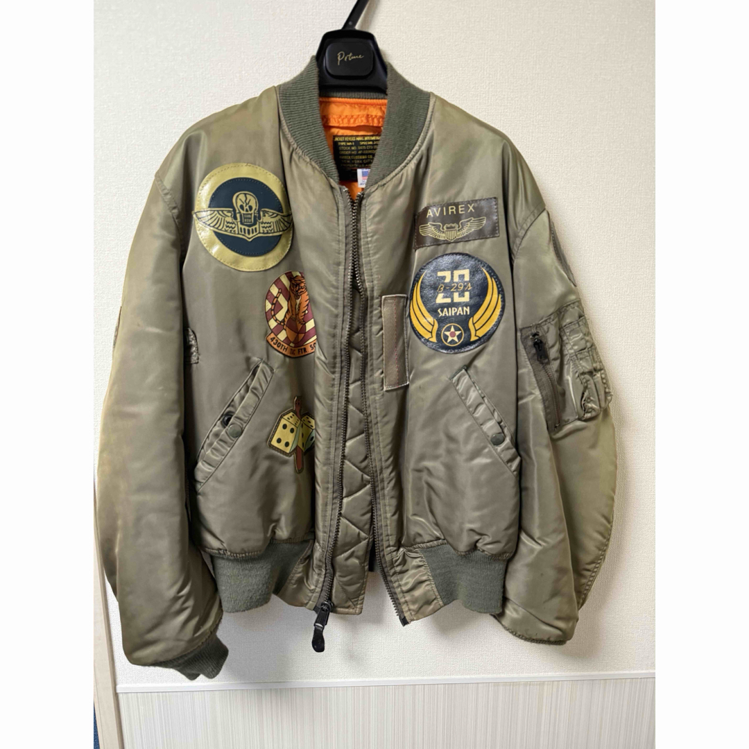 AVIREX - AVIREX MA1ジャケット MADE IN USA Lサイズ ヴィンテージの