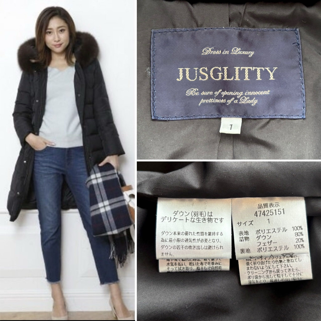 JUSGLITTY - ☆ジャスグリッティー☆ファー付フードダウンコート