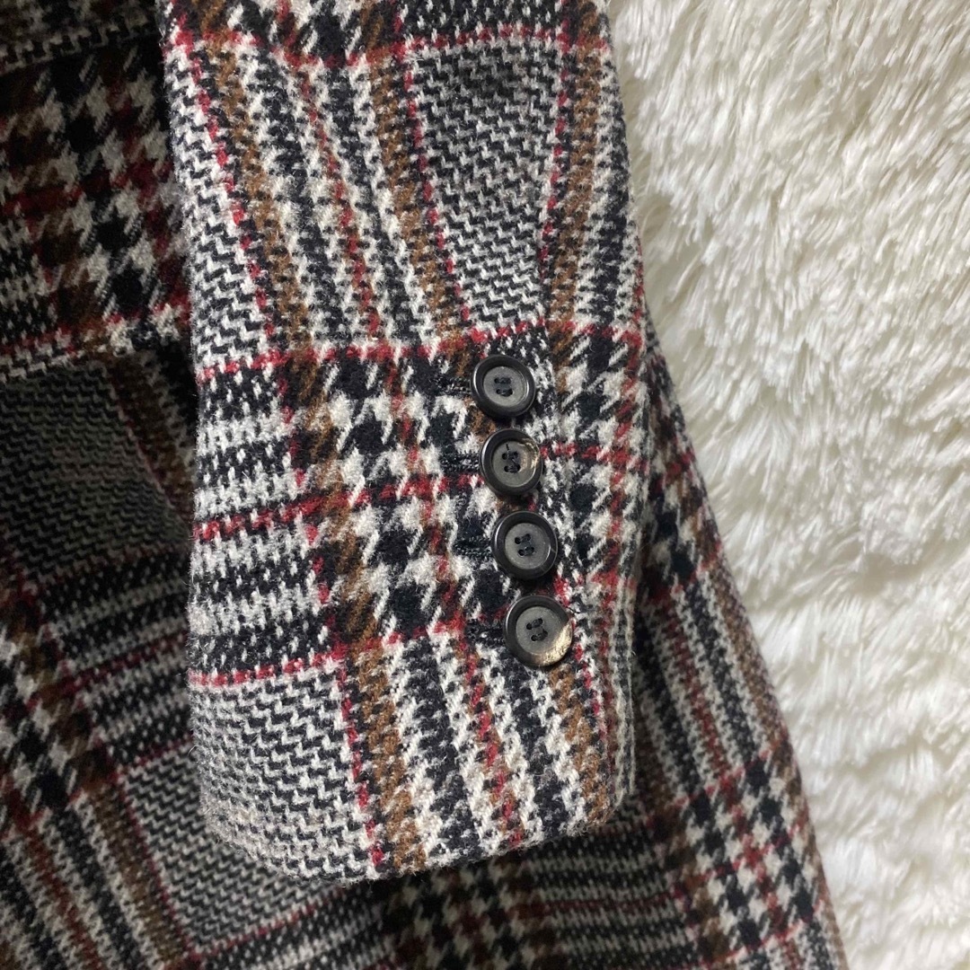 ZARA - 美品 ZARA WOMAN ザラ チェスターコート チェック柄 Lサイズの