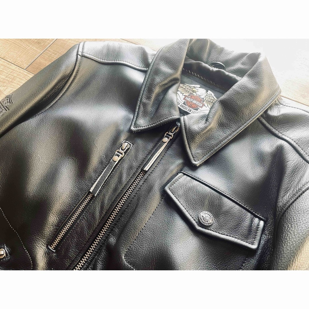 Harley Davidson - 【美品】 背中レア刺繍 ハーレー ダビッドソン 純正