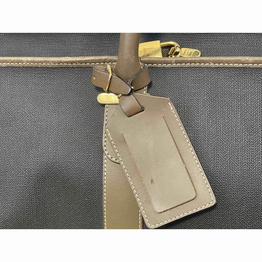 Dunhill - Dunhill ダンヒル ボストンバッグPVC レザー 南京錠(鍵無し