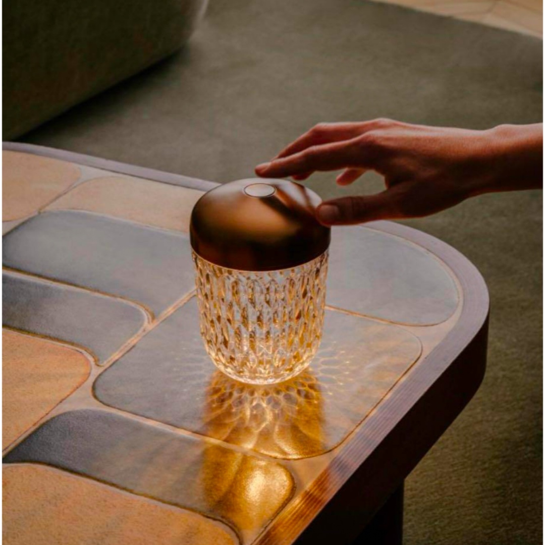 HERMES - 新品☆エルメス サンルイ ミニポータブルランプ どんぐり