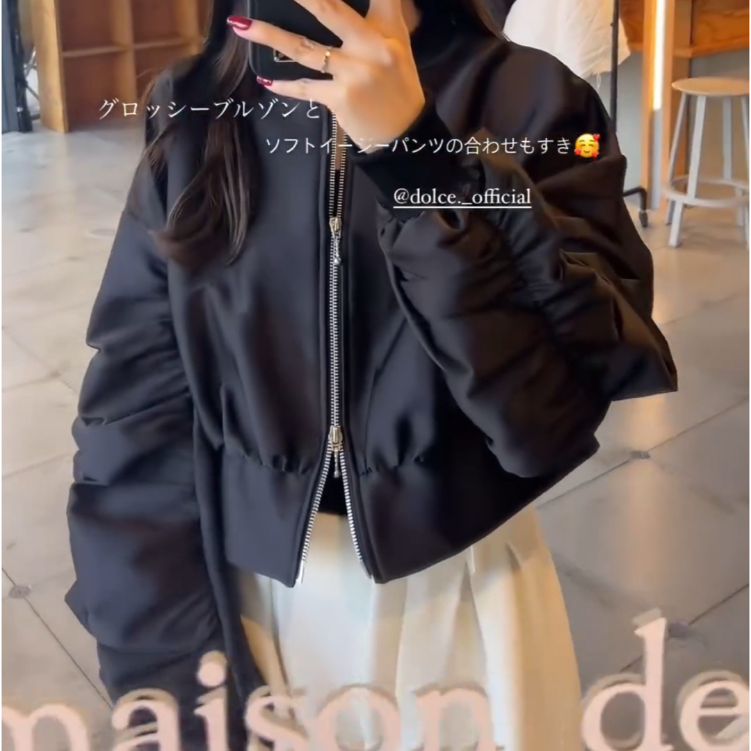 maisondedolce.メゾンドドルチェグロッシーブルゾンの通販 by pipis