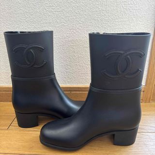 CHANEL - 新品未使用 シャネル レインブーツ39 ジェニー着用 超希少 3