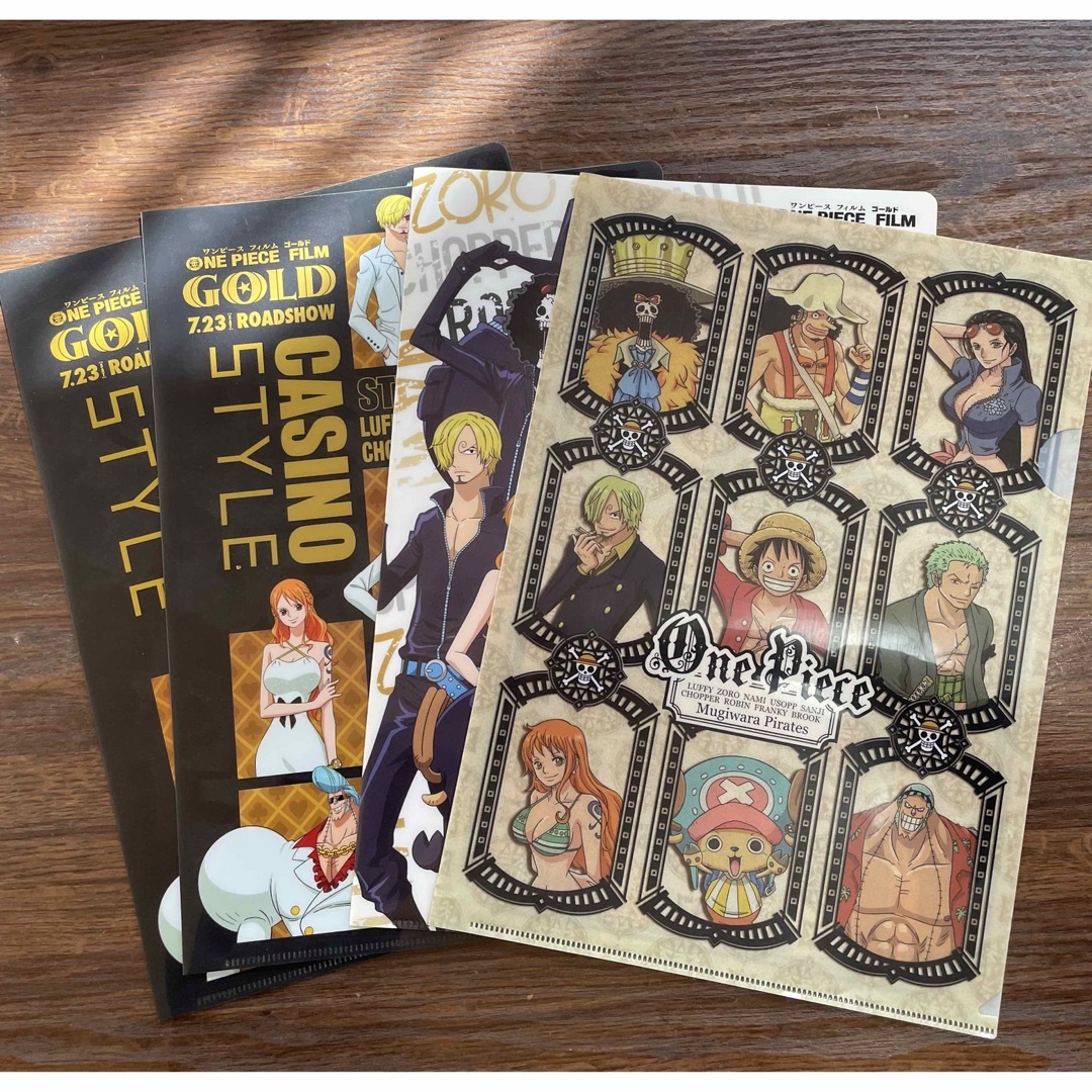 ONE PIECE - ワンピース クリアファイル3枚セットの通販 by MARU's