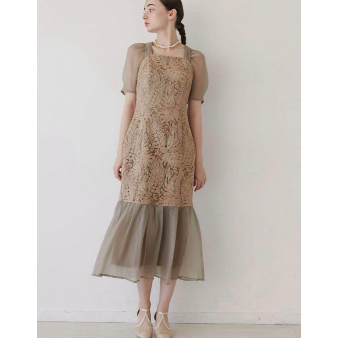 LAGUNAMOON LADYエンブロイダリーマーメイドドレス LADYエンブロイ