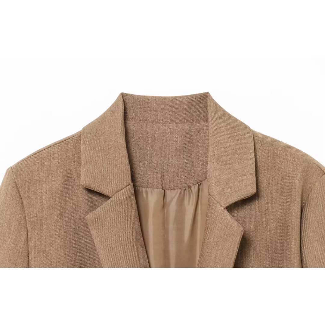 👚4月新作☘️16894◇ベルト付き テーラードジャケット ブレザーの通販