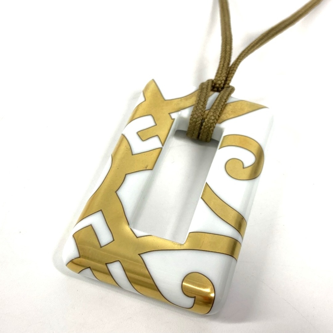 HERMES - エルメス HERMES アクセサリー 陶器 ネックレス ポーセリン