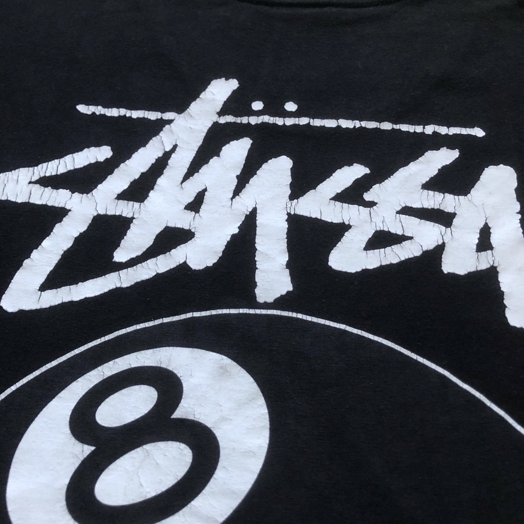 STUSSY - メキシコ製 黒タグ復刻 Stussy 8ボール Tシャツ ブラック L