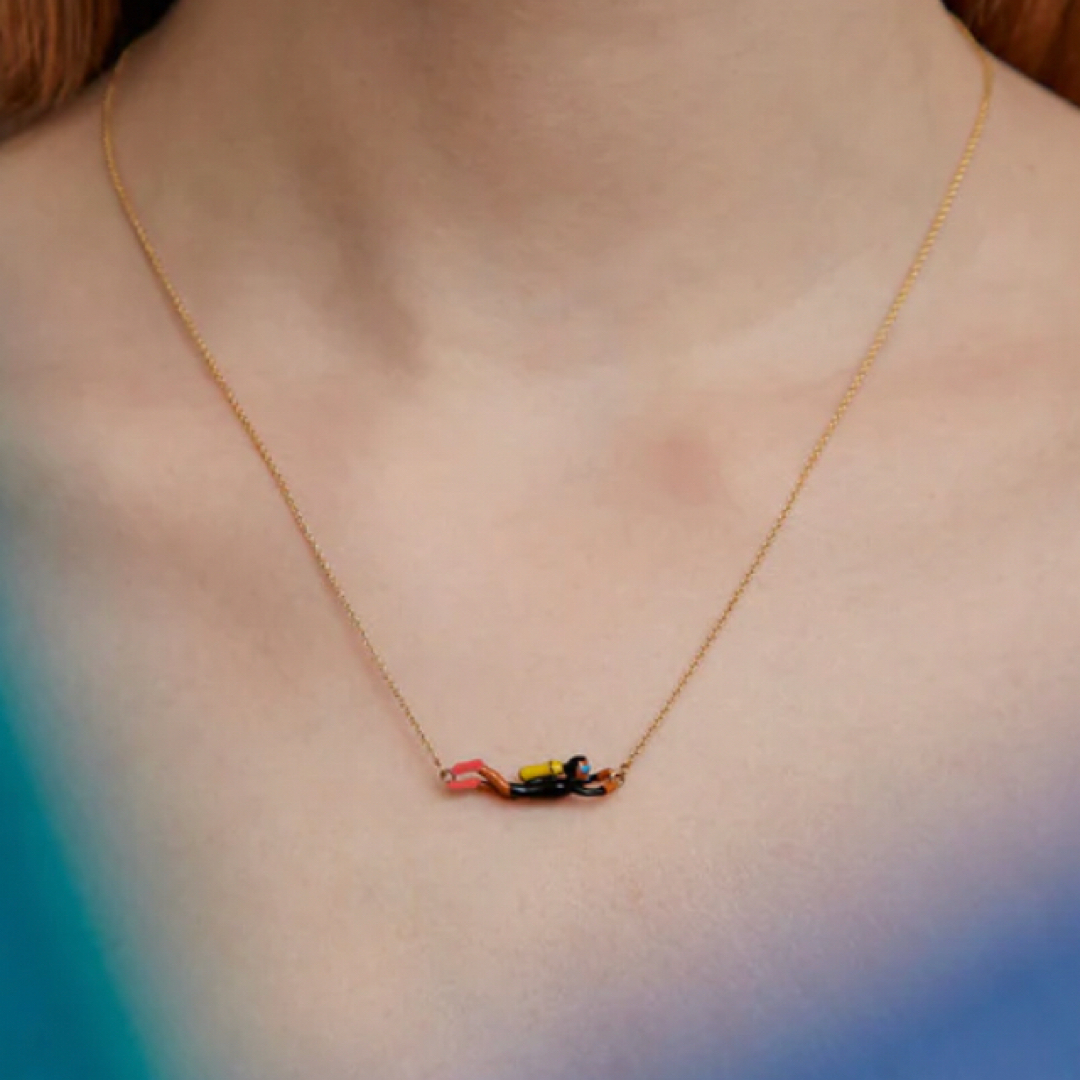 Ron Herman - 新品 ALIITA アリータ ダイバー ネックレス ピンク 77000