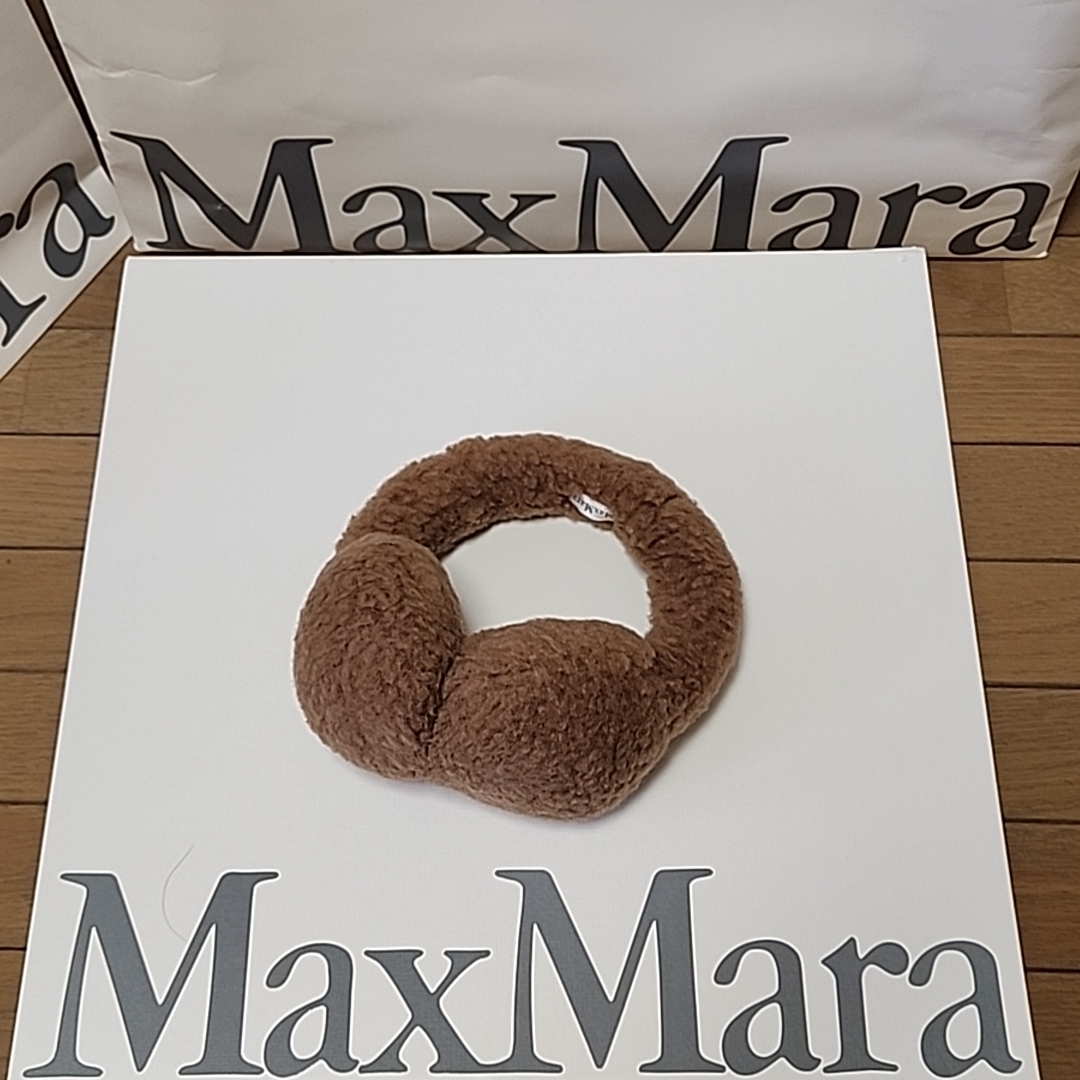 タグ付き新品未使用品 MaxMara テディベア イヤーマフ ブロンズ 完売品