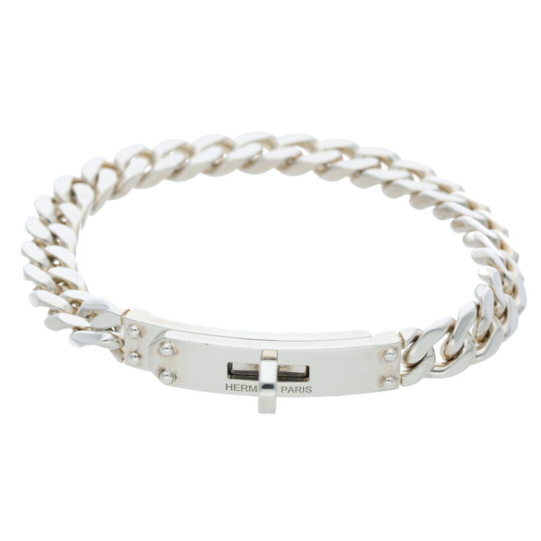 HERMES - エルメス ケリーグルメット シルバーブレスレット メンズの
