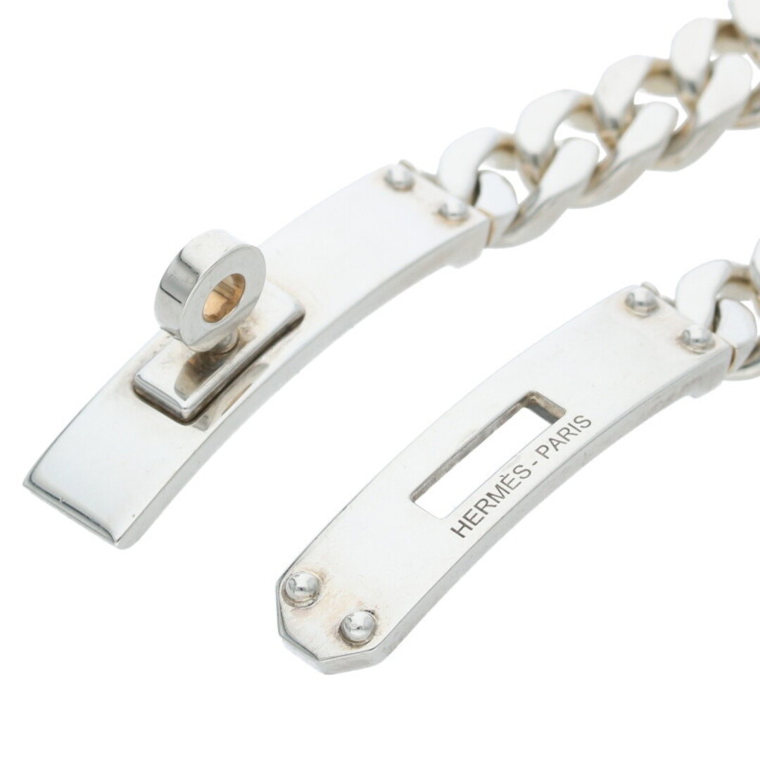 HERMES - エルメス ケリーグルメット シルバーブレスレット メンズの