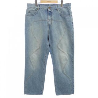 現行希少ルイヴィトンモノグラムジーンズ白総柄デニム9L 56